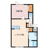 アランジェＫ 1LDKの間取り