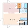 ハミングロード 1DKの間取り