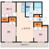 グランドハイツ日新Ⅴ 3LDKの間取り