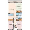 キャッスル５０ 3LDKの間取り