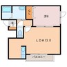 レインボーハウス泉№56 1LDKの間取り