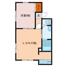 ロジェ光洋 1LDKの間取り