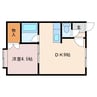 プランドール 1DKの間取り