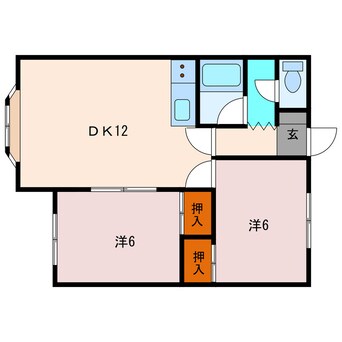 間取図 メゾンカルダス