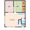 ハイツ平成Ⅲ 2LDKの間取り
