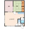 ハイツ平成Ⅲ 2LDKの間取り
