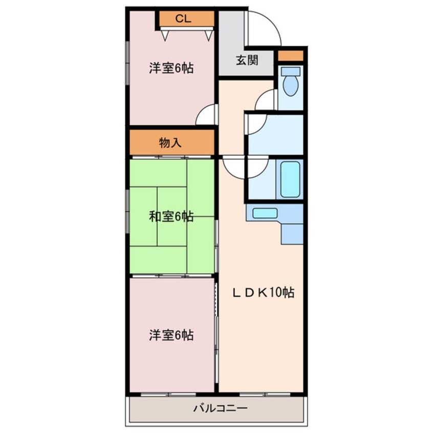 間取図 サンシティ苫小牧