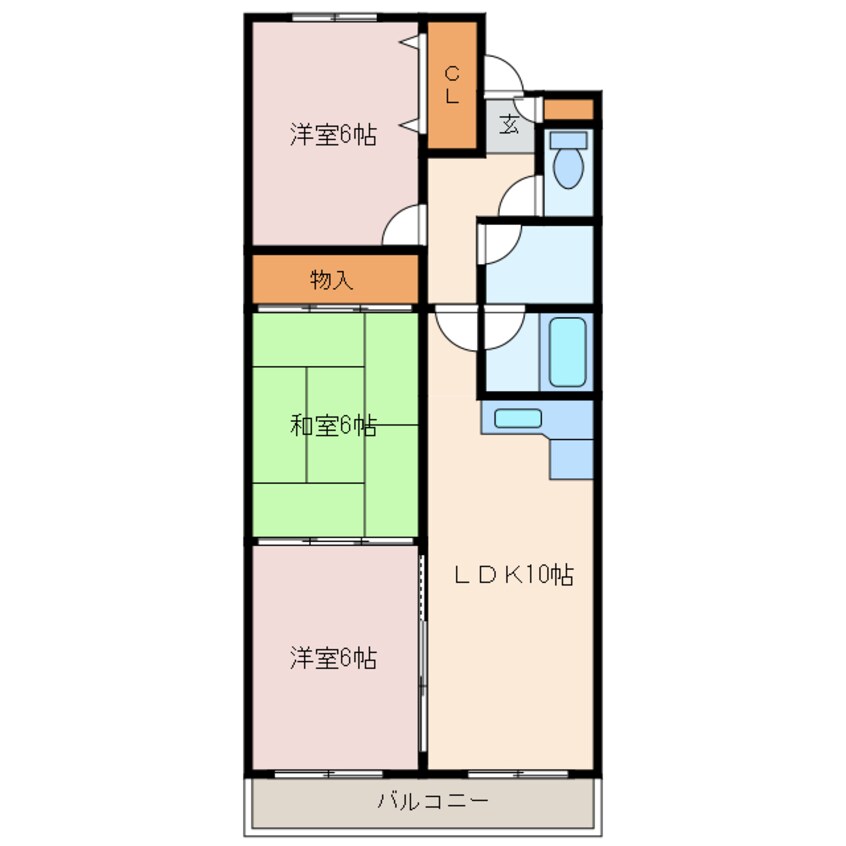 間取図 サンシティ苫小牧