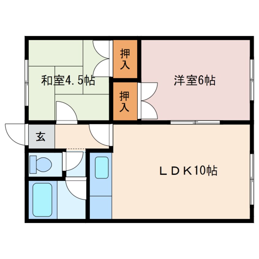 間取図 スターライト歩夢