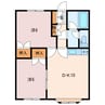 ぼっちゃんハウス 2LDKの間取り