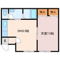 コーポフィットの間取図