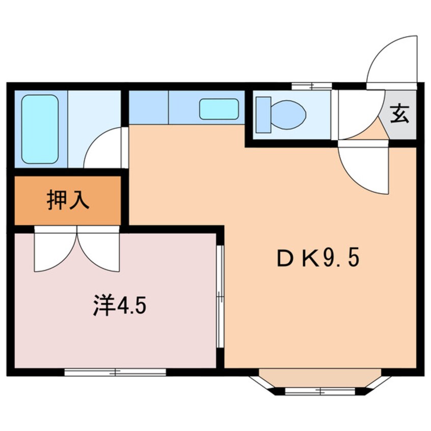 間取図 クリスタルハウス・トパーズ