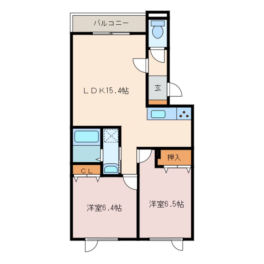 間取図 Pearly Shell Ⅵ