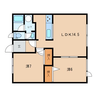 間取図 はぎコーポA
