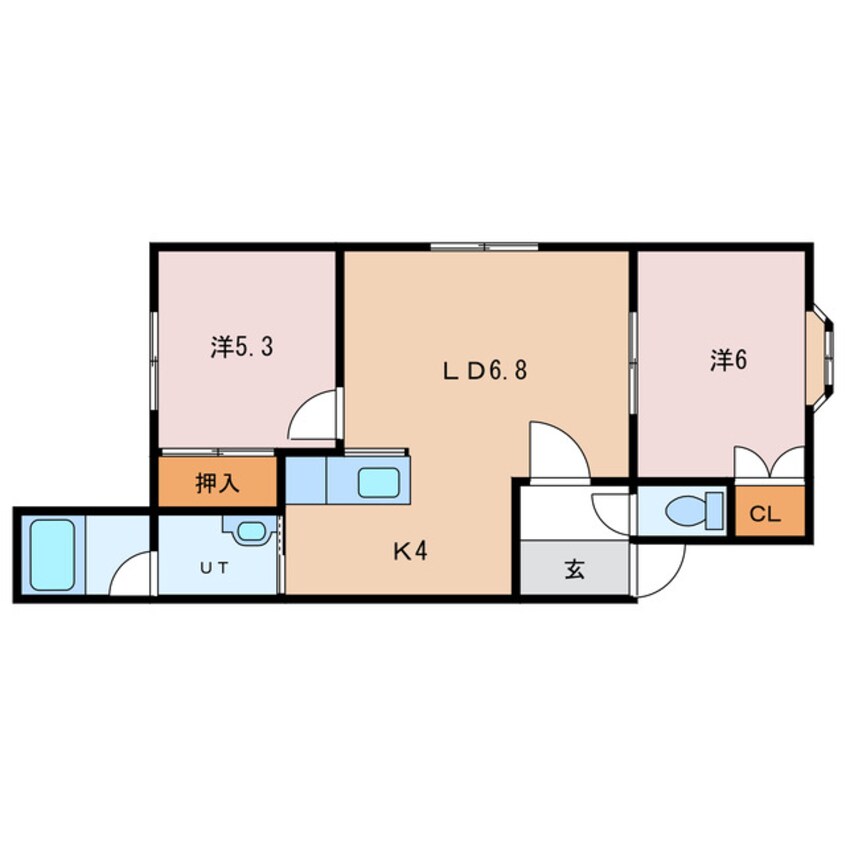 間取図 ハイツロマネコンテ