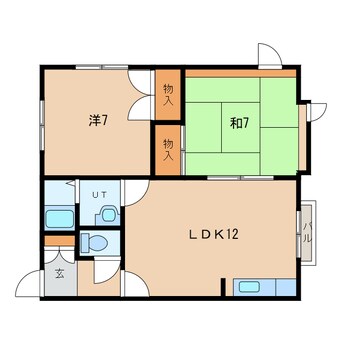 間取図 エルム桜木Ⅲ