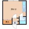 アクアコート 1Rの間取り