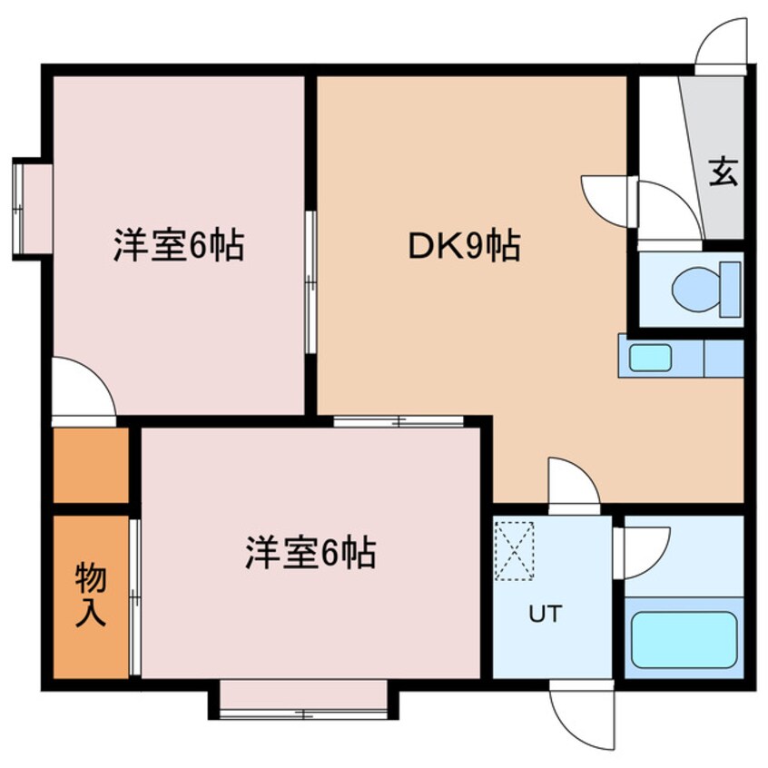 間取図 ノースウインドB