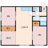 豊栄マンション 3LDKの間取り