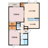 シンフォニー 2LDKの間取り