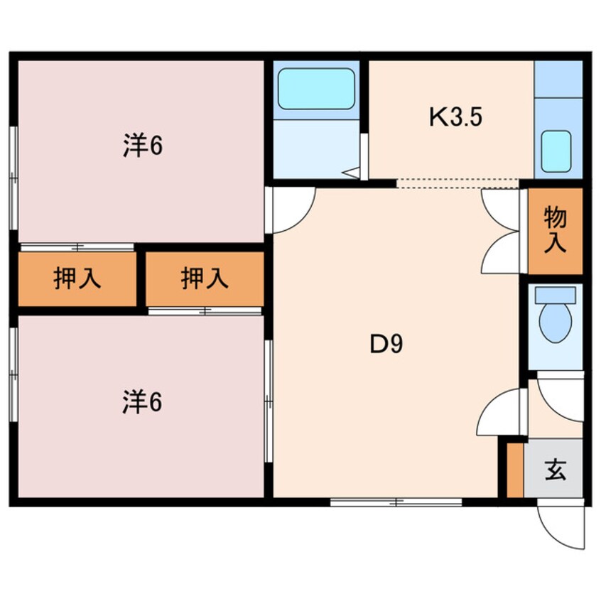 間取図 木村アパート