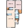 ディミータ 2LDKの間取り
