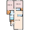 ディミータ 2LDKの間取り