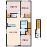 ディミータ 3LDKの間取り