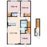 ディミータ 3LDKの間取り