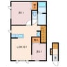 forte -for- 2LDKの間取り
