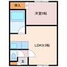 アークトゥルス 1LDKの間取り