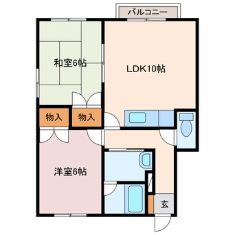 間取図 ヘキスイ荘