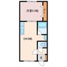 MYコーポ143 1DKの間取り