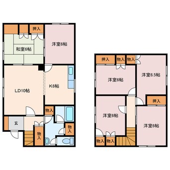 間取図 ときわ町4丁目貸家　菊池邸