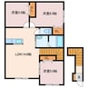 シャーメゾン末広 3LDKの間取り