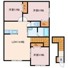 シャーメゾン末広 3LDKの間取り