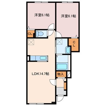 間取図 ヒカルサ　苫小牧　ウエスト