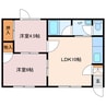 ライフマナー 2LDKの間取り