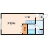 アルカディアⅠ 1Kの間取り