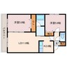 Bloom（ブルーム） 2LDKの間取り