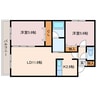 Bloom（ブルーム） 2LDKの間取り