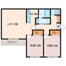 Bloom（ブルーム） 2LDKの間取り