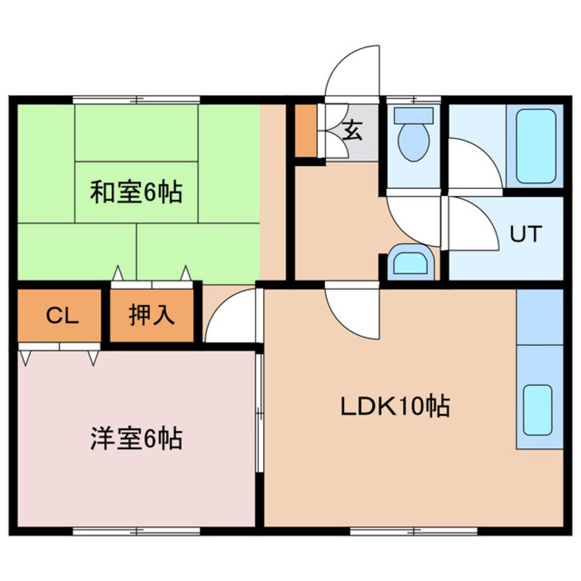 間取図 末広ハイツ
