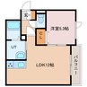 仮）双葉町3丁目新築AP 1LDKの間取り