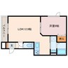 プレシャスビレッジⅥ 1LDKの間取り