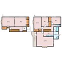 大成町5LDK 借家の間取図