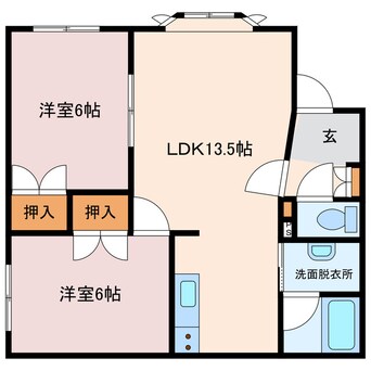 間取図 カーサワイム