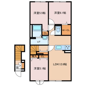 間取図 エス・スールⅪ