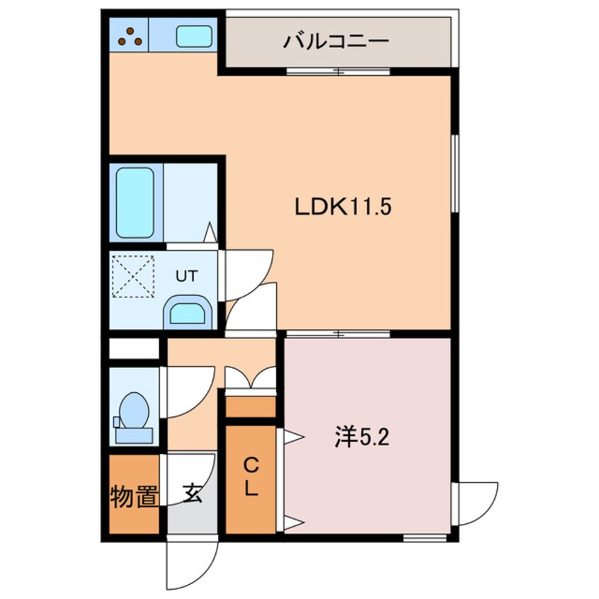間取図 Indio北栄町