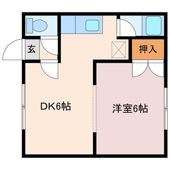 間取図 コーポかわむら